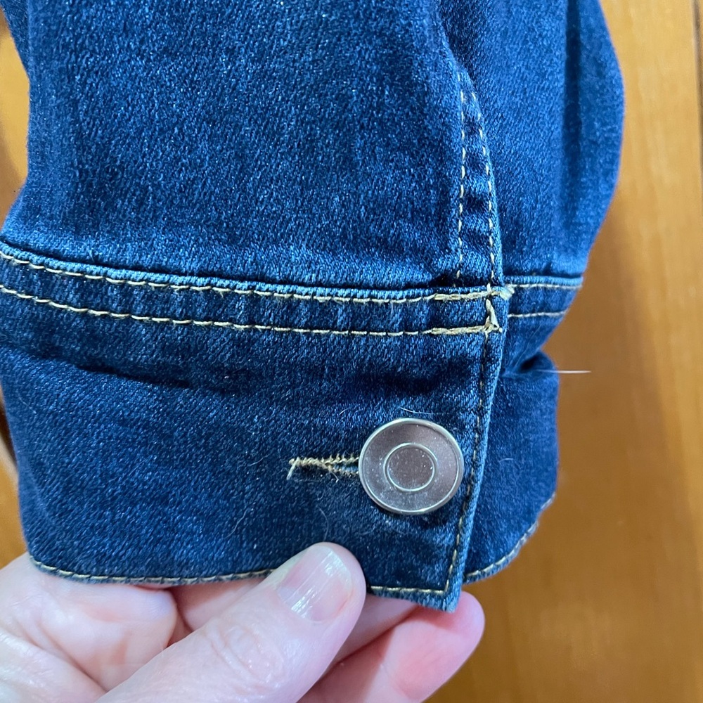 Catherines Demin Jacket Button Front 3x - image 8